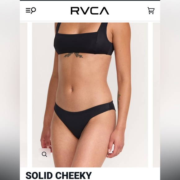 RVCA Black Bikini Bottom - Picture 4 of 5